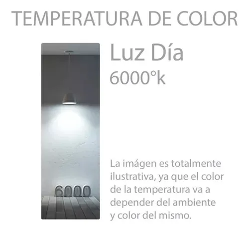 Lampara Bulbo Led A60 Eco 12w E27 Luz Dia Calida Tbcin X5 *