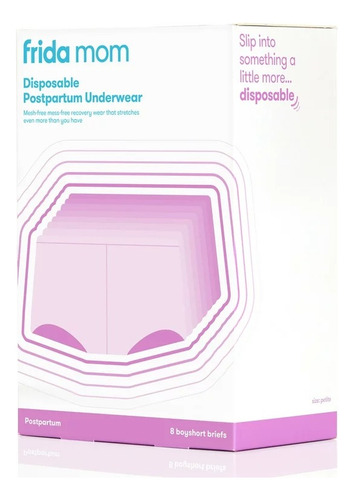 Frida Mom Calzones Desechables Postparto, Short (8 Piezas)
