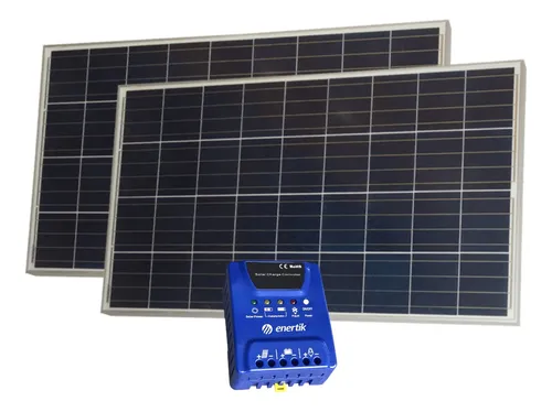 comprar Pack X 2 Panel Solar Fotovoltaico 120w Regulador 20a Enertik