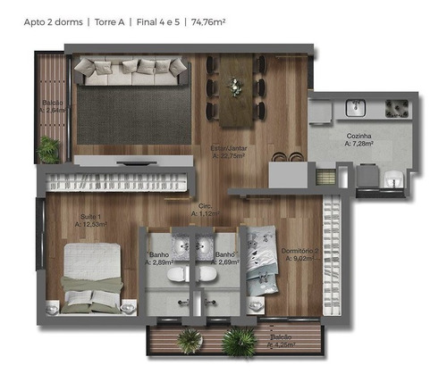 Imagem 24 de 29 de Cobertura Residencial Para Venda, Tristeza, Porto Alegre - Co5388. - Co5388-inc