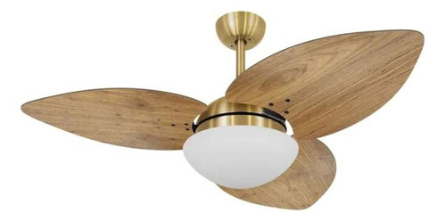 Ventilador Volare Dunamis Rádica Dourado Freijo 127v 9019