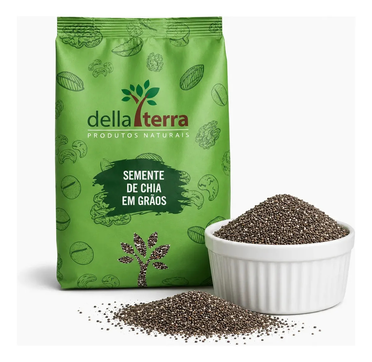 Semente De Chia Premium 1 Kg Della Terra