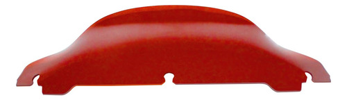 Parabrisas Acrílico Rojo 7 Pulgadas Para Harley Davidson