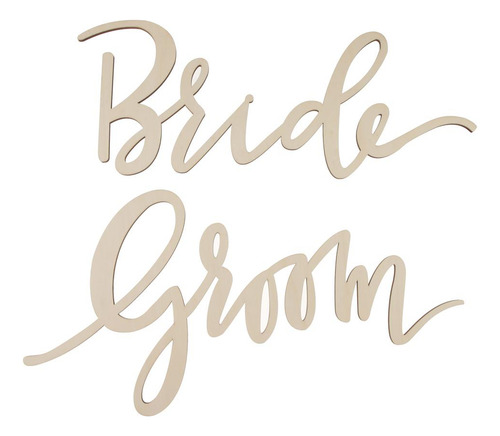 2pcs Novia Novio De Recepción Nupcial Y Decoración De La