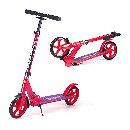 Scooter Para Adultos Plegable Con Dos Pies Descalzos Street 