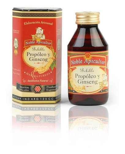 Propóleo Y Ginseng Bebible Noble Apicultor 125ml