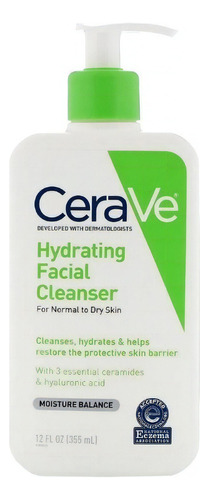 Cerave Limpiador Facial Hidrata Tipo de piel Normal a seca