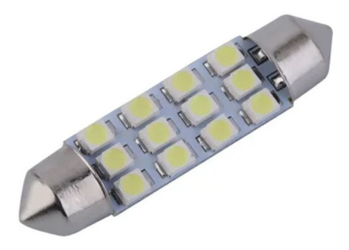 Muelita Bombillo Led Tipo Fusible Luz Interna 42mm 12 Smd