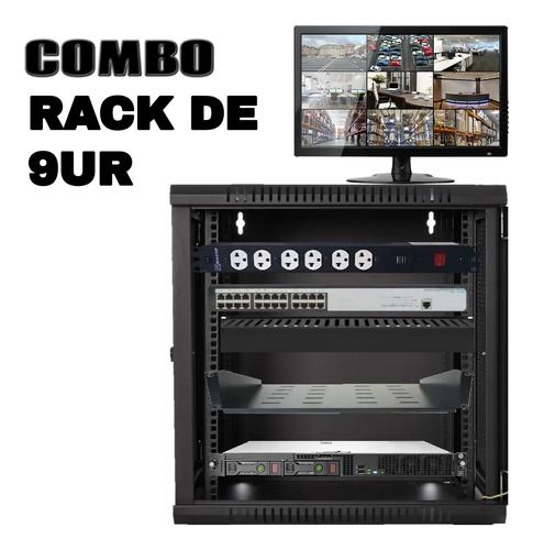 Rack Pared Cerrado De 9ur Armado 