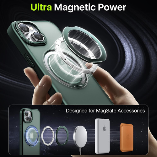 Capa De Telefone Qtlier Para iPhone 14 Com Suporte De Anel G