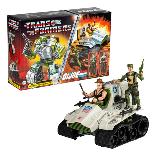 Figura De Acción colaboración de G.i. Joe Y Transformers Kup Triple T