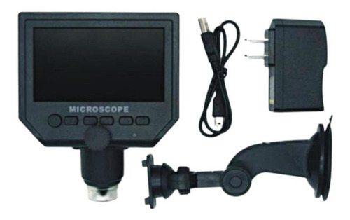 Microscopios Digitales Óptico , Mxmdi-001, 1 Pza, 4.3 Lcd H Color Gris