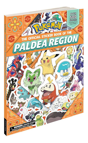 Libro: Pokémon The Official Sticker Book Of Paldea Region