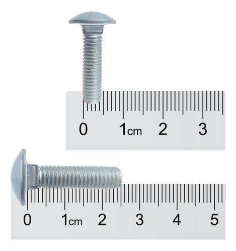 Kit 10 Parafuso Francês 3/16x1 Rosca 3/16 Comprimento 1 Pol
