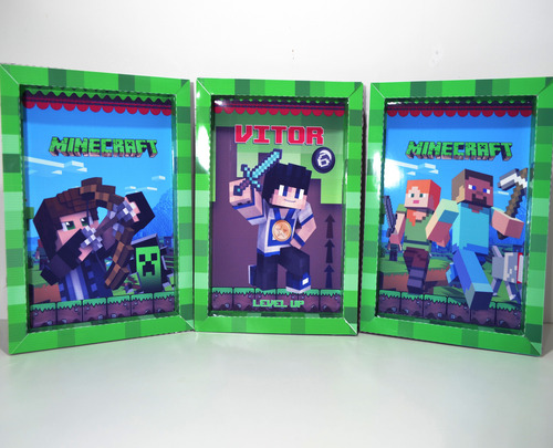 Arquivo De Corte Kit Festa Minecraft Menino