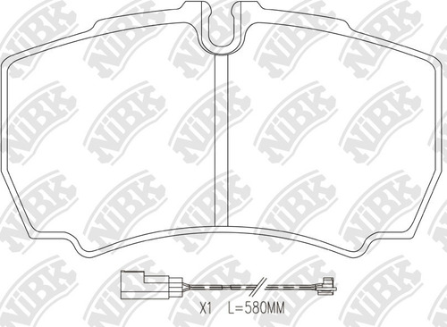 Pastillas De Frenos Nibk Iveco Daily Vi 2.0cc 2012 Trasera