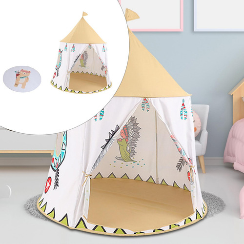 Tienda De Campaña Tipo Tipi Con Forma De Castillo De