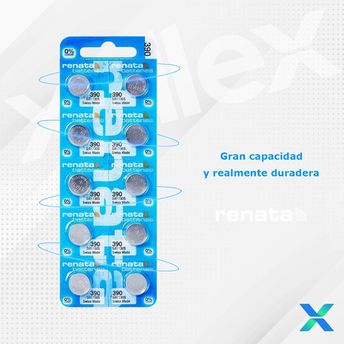 Imagen 4 de 8 de 5 X Pila Renata 390 Sr1130s Original Suiza Blister Cerrado