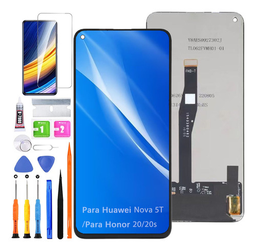 Pantalla Para Huawei Nova 5t Honor 20 20s Display HLYGZX00011 Hlygzx