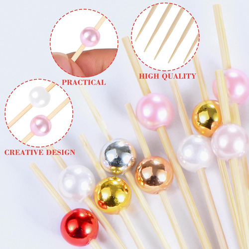 Palillos De Dientes Elegantes De 12 Cm Para Aperitivos