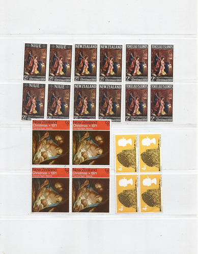 Cuadros Nueva Zelanda, Niue, Tokelau Islands Mint Lot2 (Usado)