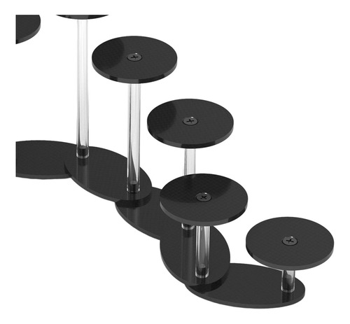 Soporte De Exhibición De Pastel De Acrílico Soporte Negro