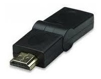 Adaptador Hdmi M H De Macho A Hembra Ajustable 90° A 180°