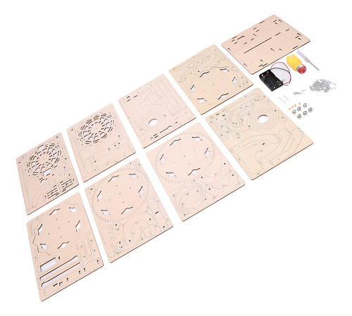 Kit Mecánico De Construcción De Maquetas De Madera, Rompecab