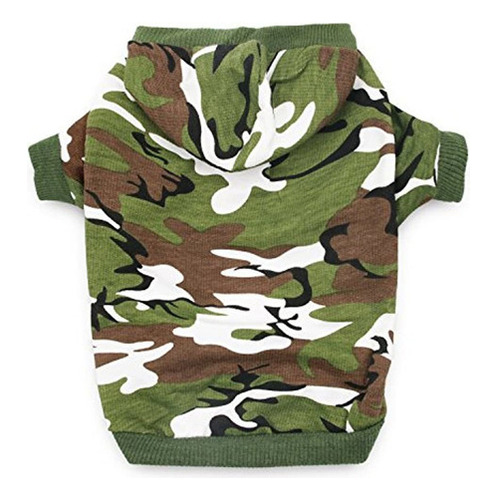 Droolingdog Camo Sudadera Con Capucha Para Perros Ropa Para