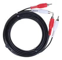 Comprar Cable De Audio Rca A Rca Sonido Stereo De 3 Metros 2 Puntas