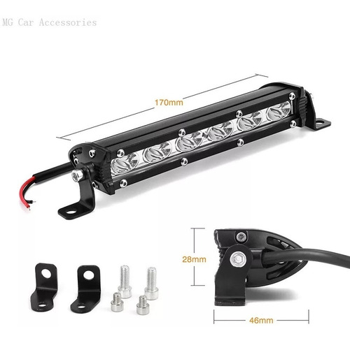 2 Exploradoras X6 Led Blanco / Strober + Switch Nuevas