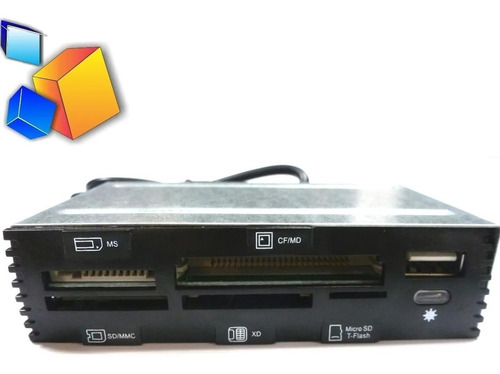 Imagen 1 de 3 de Lector De Memoria Interno 32 En 1 Pc Markvision Usb /sd/ Cpu