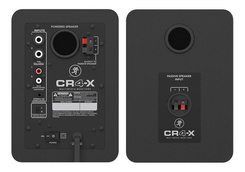 Monitores De Estudio Cr4-x Mackie Color Negro