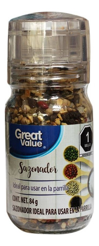 Sazonador Great Value Para Usar En Parrilla 84 G