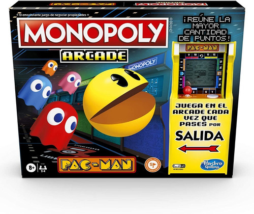 Monopoly Árcade Pac-man Hasbro Gaming En Español
