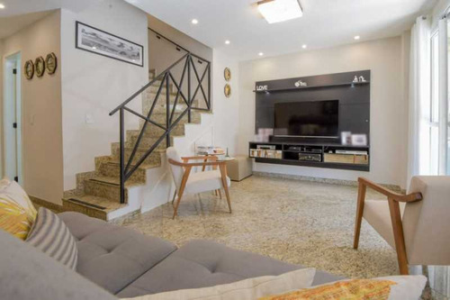Imagem 14 de 15 de Maravilhosa Casa Triplex 200m2 Recreio Quality I 4sts Hidro Armários Planejados 3vgs - Recn40005