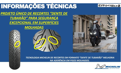 Pneu Michelin City Grip 2 140/70-14 Xmax Traseiro Sem Câmara