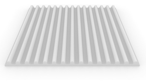 Imagen 3 de 7 de Pack X6 Placas Acústicas Premium Ignifugas 61x61cm X30mm