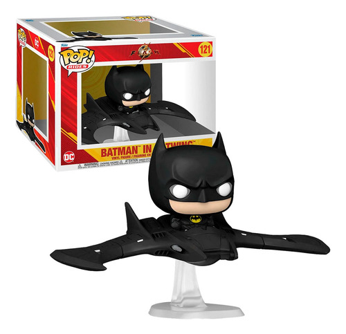 Funko Pop Batman En Batwing #121 Flash Pelicula Dc Comics