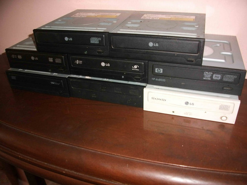 Lote Unidad Lectoras Quemadoras Cd Dvd Room Reparar Repuesto (Usado)