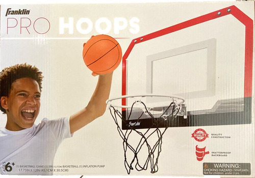 Imagen 10 de 10 de Basketball Set De Aro Y Pelota Original Franklin Basquetbol