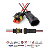 Comprar Conector Macho Y Hembra 2 Pines Automotriz