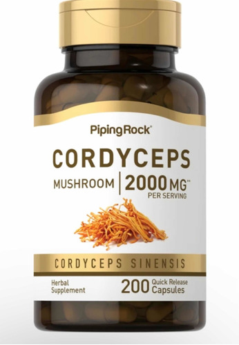 Cordyceps Sinensis 2000 Mg X 200 Cápsulas - Piping Rock