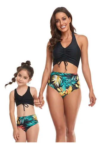 Roupa De Banho 2023 Mom Daughter Biqu ni Roupa De Banho R