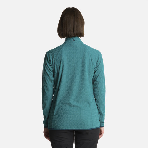 Polerón Mujer Jacaranda Nano-f 14 Zip Turquesa Lippi