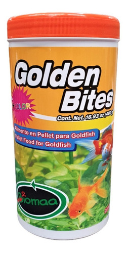 Alimento Para Peces Goldfish 480g  Golden Bites
