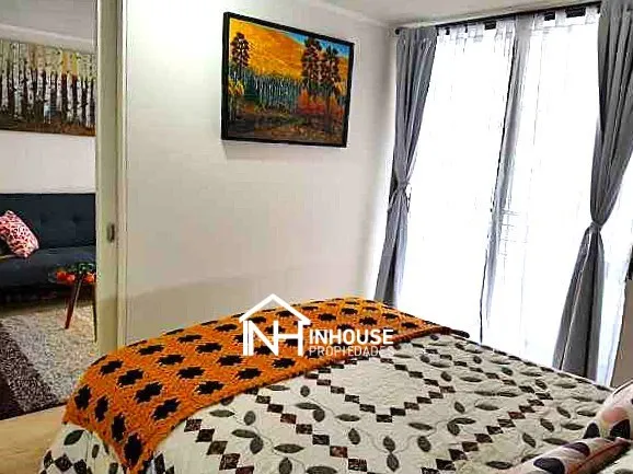 Imagen 3 de 11 de Departamento En Venta De 1 Dorm. En Santiago
