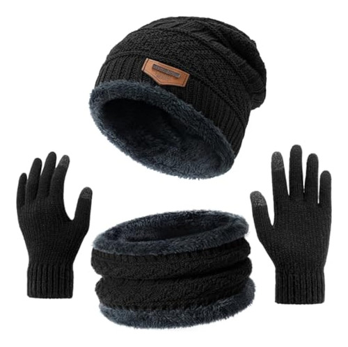 Conjunto De Gorro De Invierno, Bufanda, Guantes