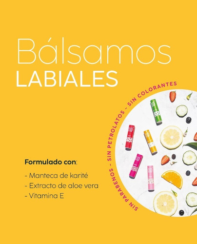 Balsamos Labial Con Color 4gr Pura Soap