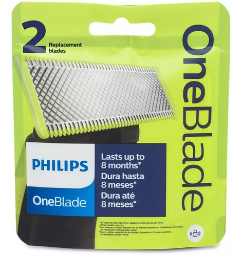 X2 Repuesto Afeitadora Y Recortadora Philips Qp2521 Goex